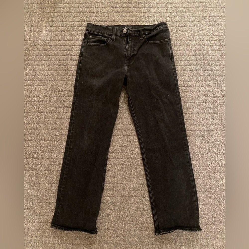 Goodfellow relaxed fit graywash jeans, 30/30